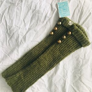 Army Green Fingerless Gloves